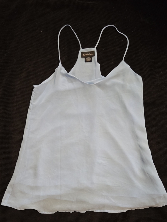 Seductions Tops - Sanctuary Light Blue Spaghetti Strap Cami